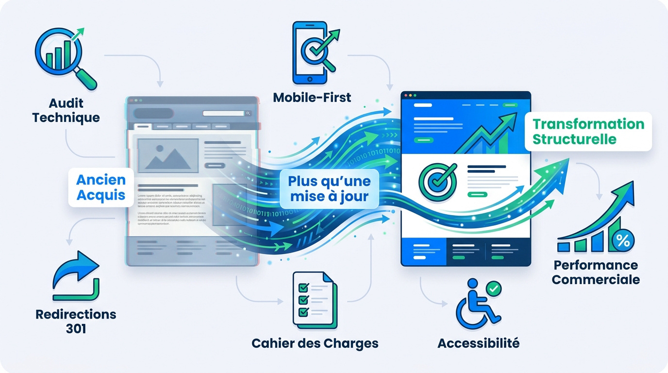 Transformation digitale d'un site ancien vers une plateforme haute performance